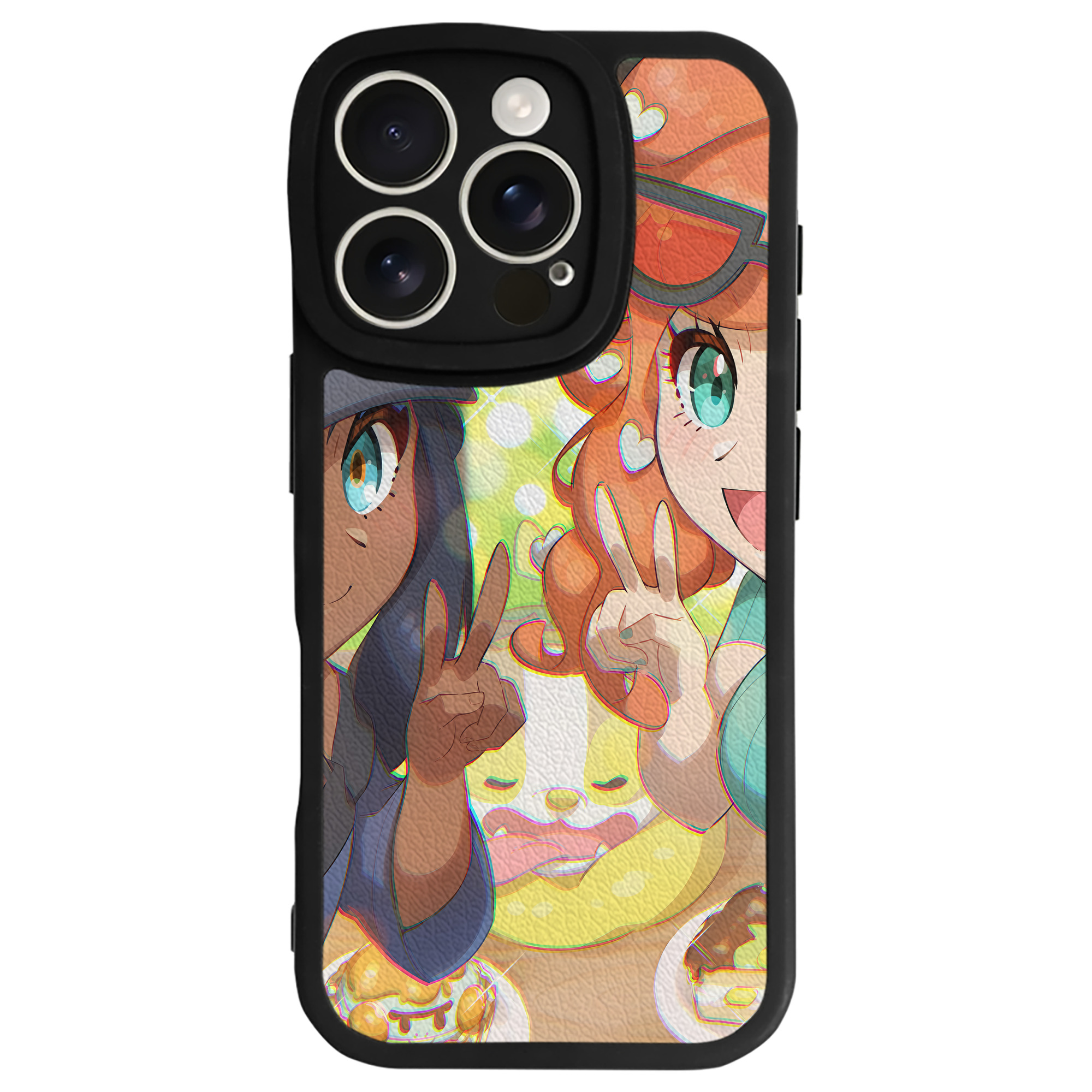 （画像用） ポケットモンスター Pokémon 【iPhone 16シリーズ対応】シリコンスマホケース（レザー調） 材質：シリコン